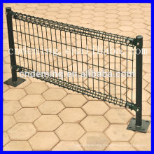ISO9001 certificate easy installation double circle fence, double loop mesh fence